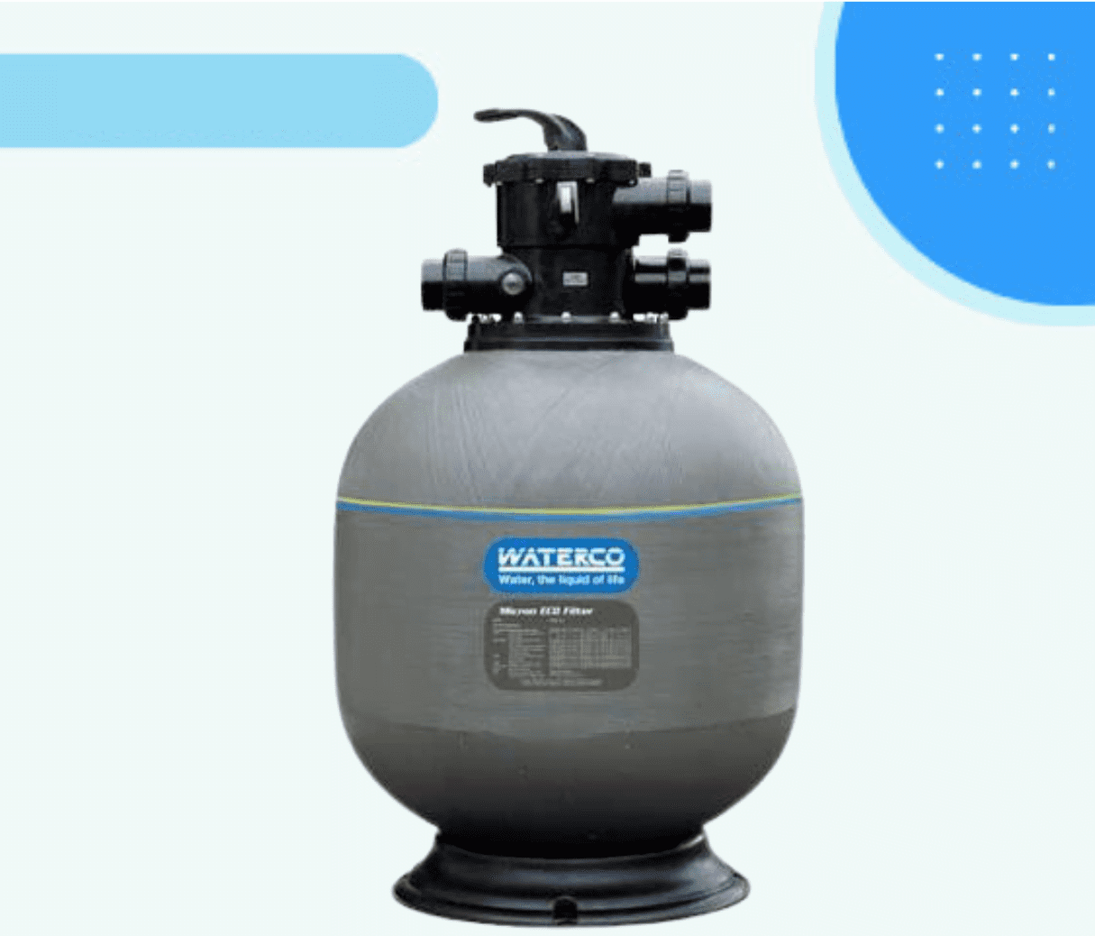 Bình Lọc cát Waterco S800 đính kèm MPV 50mm